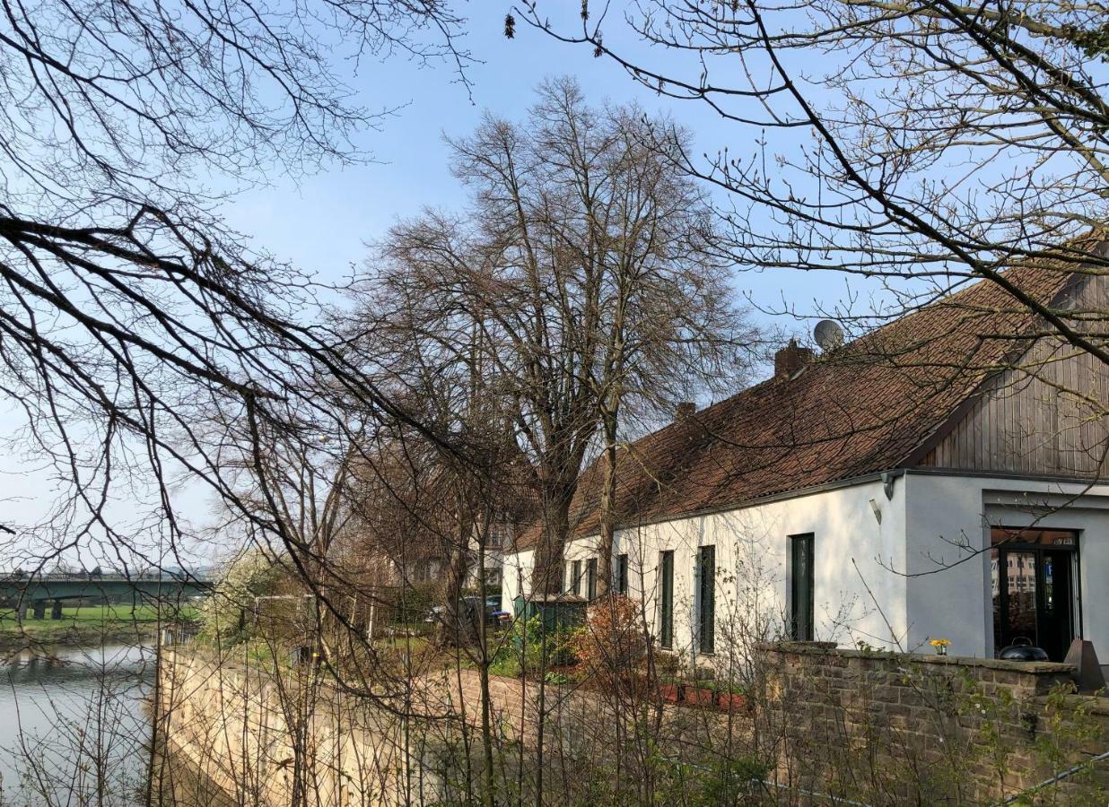 Ferienwohnung Schleusenhaus Hameln ฮาเมลน์ ภายนอก รูปภาพ