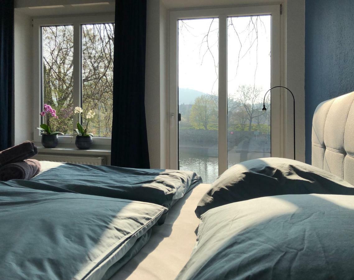 Ferienwohnung Schleusenhaus Hameln ฮาเมลน์ ภายนอก รูปภาพ